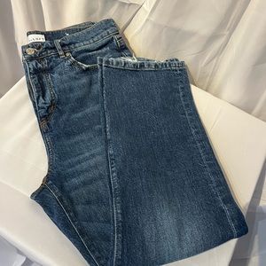 Loft Straight Crop Jean size 6